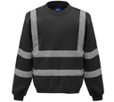 [YK030] Yoko Hi-vis sweatshirt (HVJ510) (S, Black)