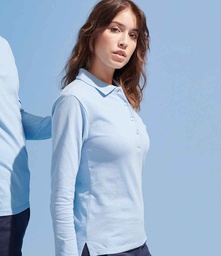 SOL'S Ladies Podium Long Sleeve Cotton PiquÃ© Polo Shirt
