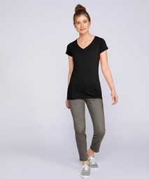 Gildan Softstyle women's v-neck t-shirt