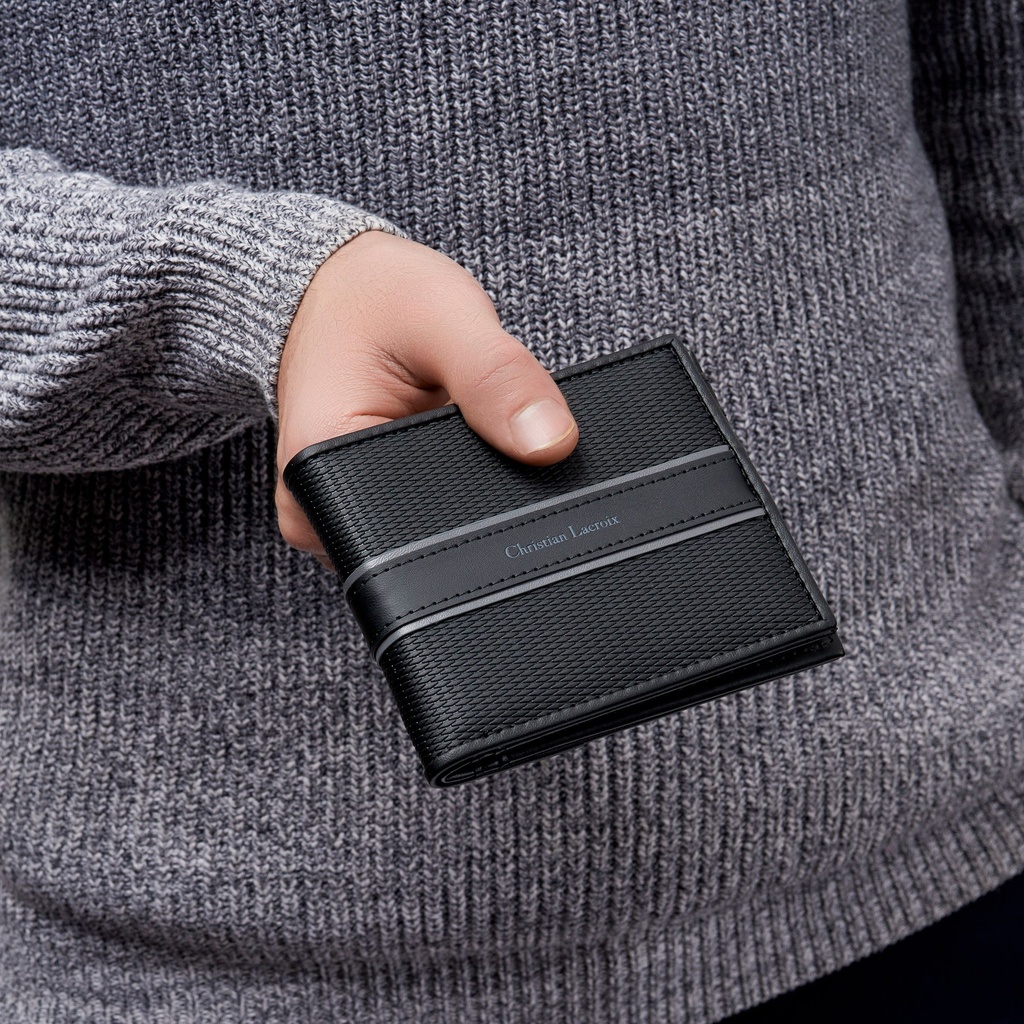 Christian Lacroix Caprio Black Card Wallet