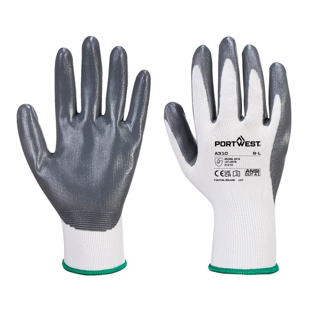 Portwest Flexo Grip 13 Nitrile Glove A310 (Pack of 12)