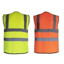 Cargo Hi Vis 2 Band Vest 1310