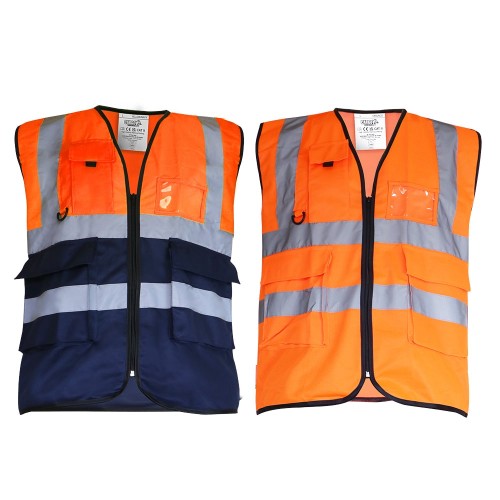 Cargo Hi-Vis Executive Vest Multi Pockets & ID Holder 1327