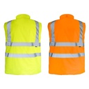 Cargo Hi-Vis Fleece Lined Bodywarmer 1214