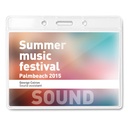 BADGY PVC Transparent Badge