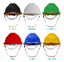 20 Hard Hats with Chinstrap + Free Printed Logo for €199