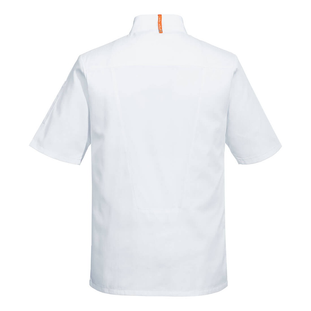 C739 - Chef's Mesh Air Pro Asymmetrical Jacket S/S