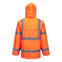 Portwest Hi-vis Rain Jacket (H440) - Orange Back