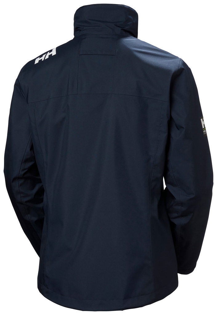 Helly Hansen Womens Crew Midlayer Sailing Jacket 2 - Navy Back