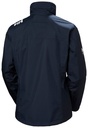 Helly Hansen Womens Crew Midlayer Sailing Jacket 2 - Navy Back