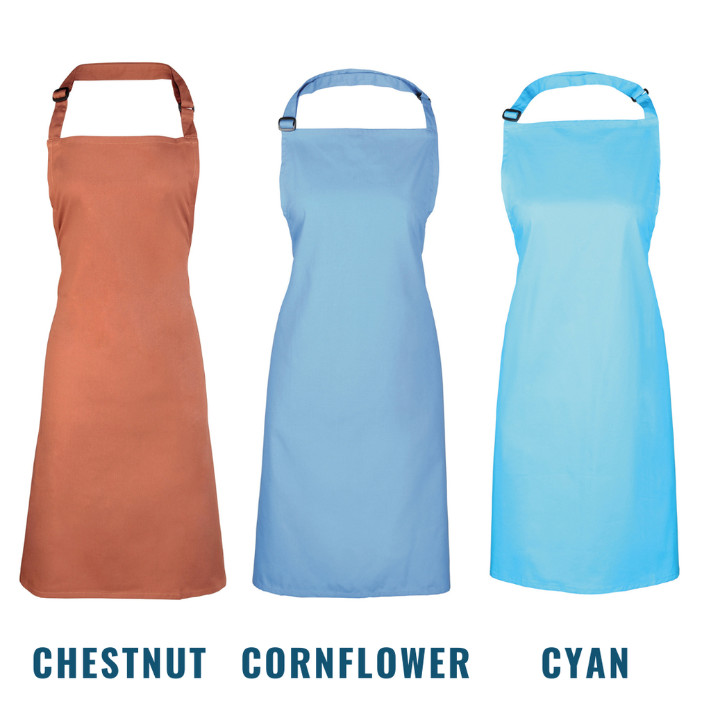 20 of our Premier Bib Aprons + Free Printed Logo for €219