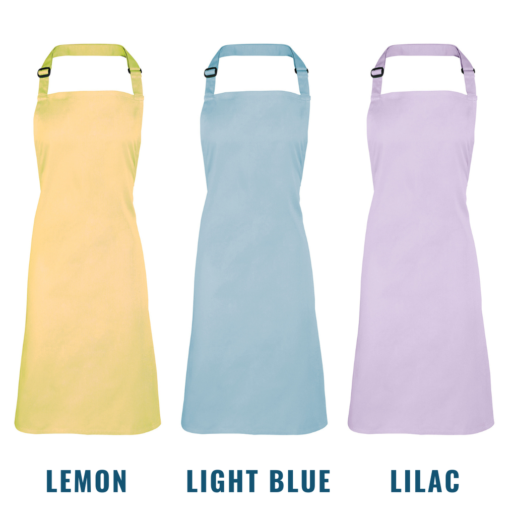 20 of our Premier Bib Aprons + Free Printed Logo for €219