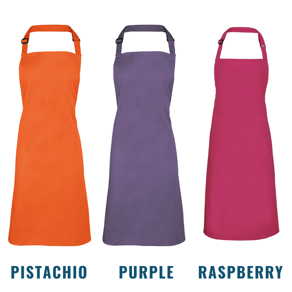 20 of our Premier Bib Aprons + Free Printed Logo for €219