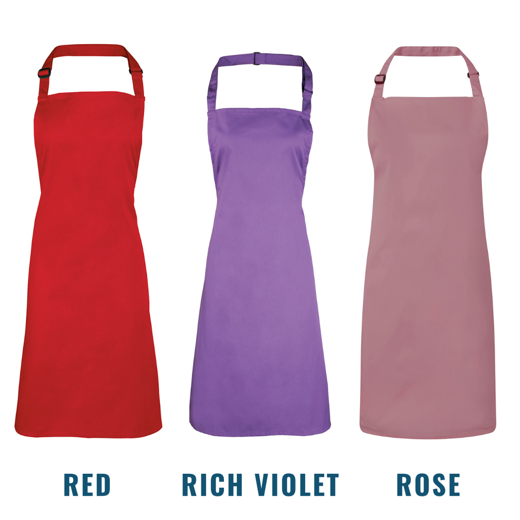 20 of our Premier Bib Aprons + Free Printed Logo for €219