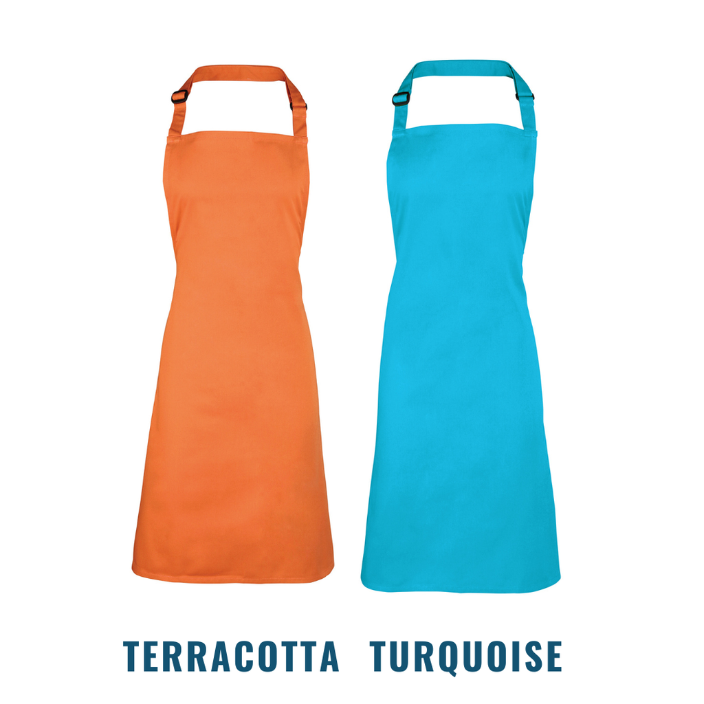 20 of our Premier Bib Aprons + Free Printed Logo for €219