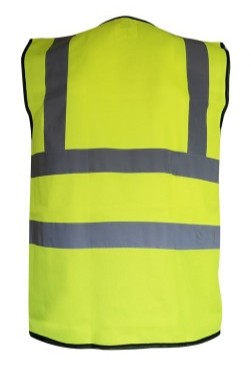 20 Hi-Viz Vests With Your Logo for €99 Back View