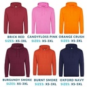 20 AWDis Just Hoods College Hoodie with logo for €399