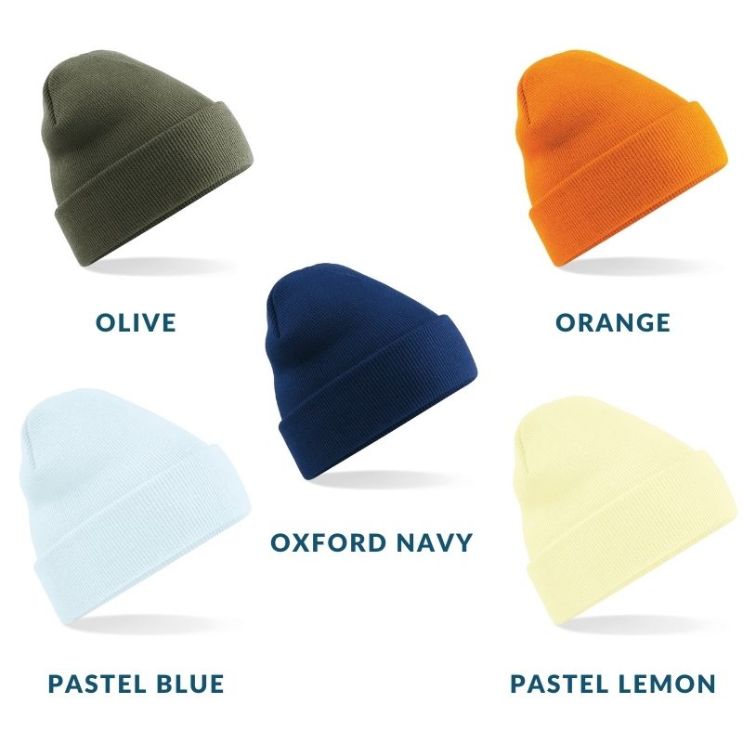 20 Original Cuffed Beanies with logo for €159