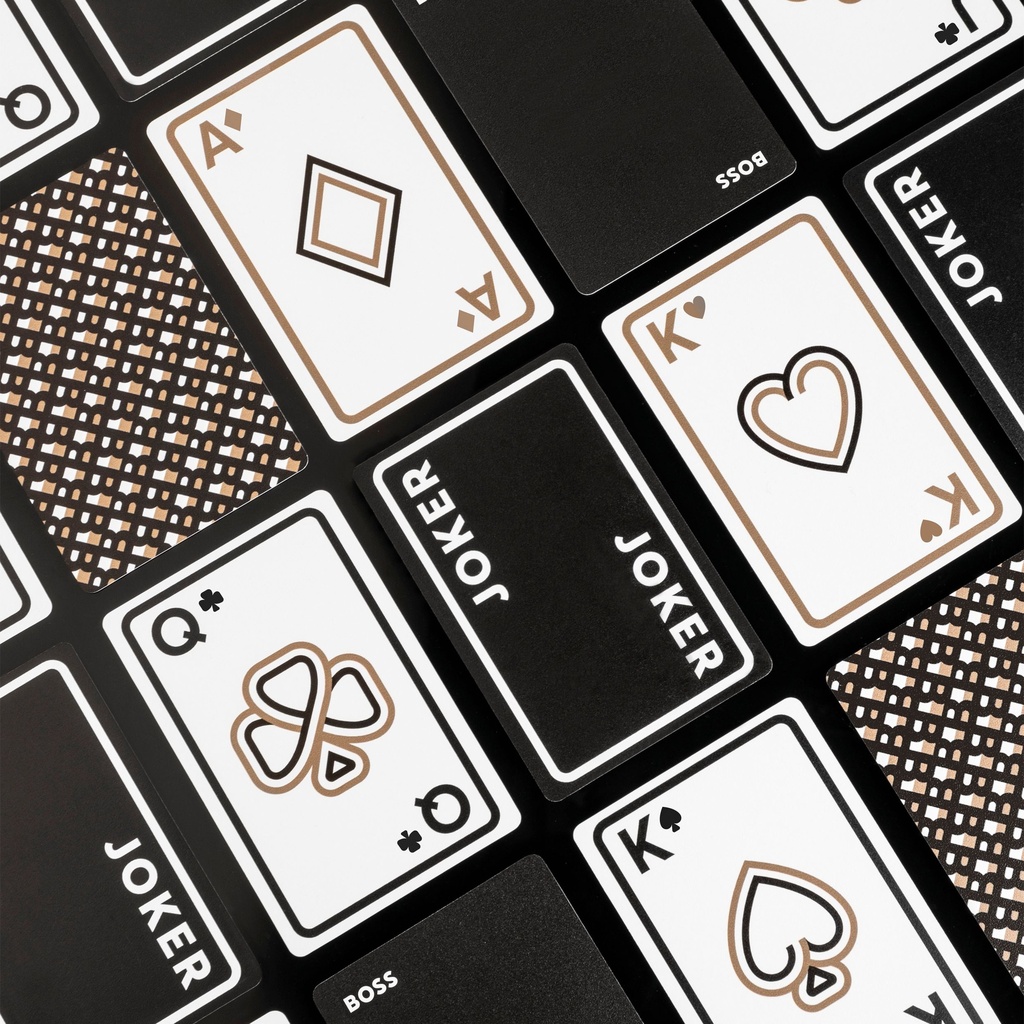 HUGO BOSS Iconic Black Playing Cards (2 decks)