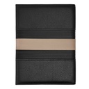CERRUTI 1881 Delano Taupe & Black A5 Folder