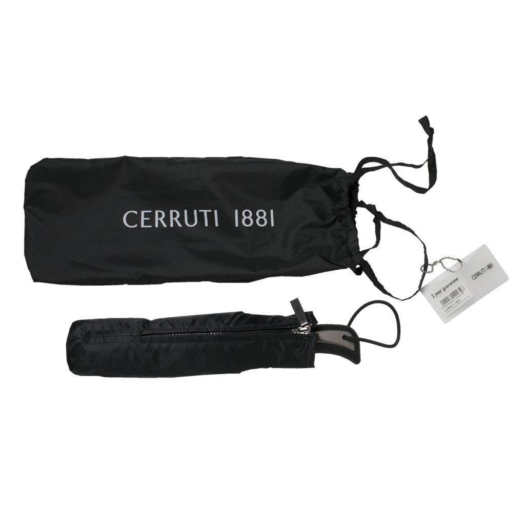 CERRUTI 1881 Mesh Black Pocket Umbrella