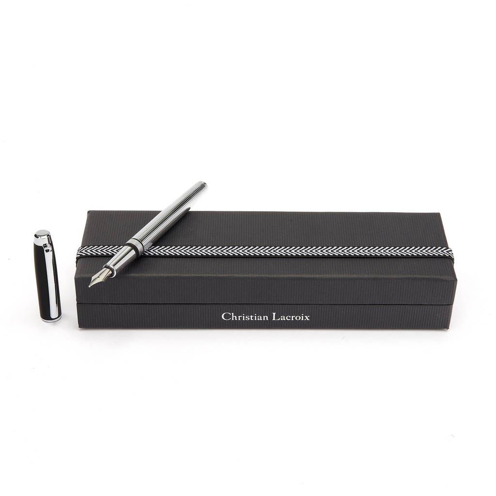 Christian Lacroix Caprio Soft Black Fountain Pen 