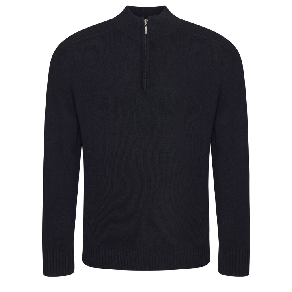AWDis Ecologie Wakhan ¼ regen zip knit sweater