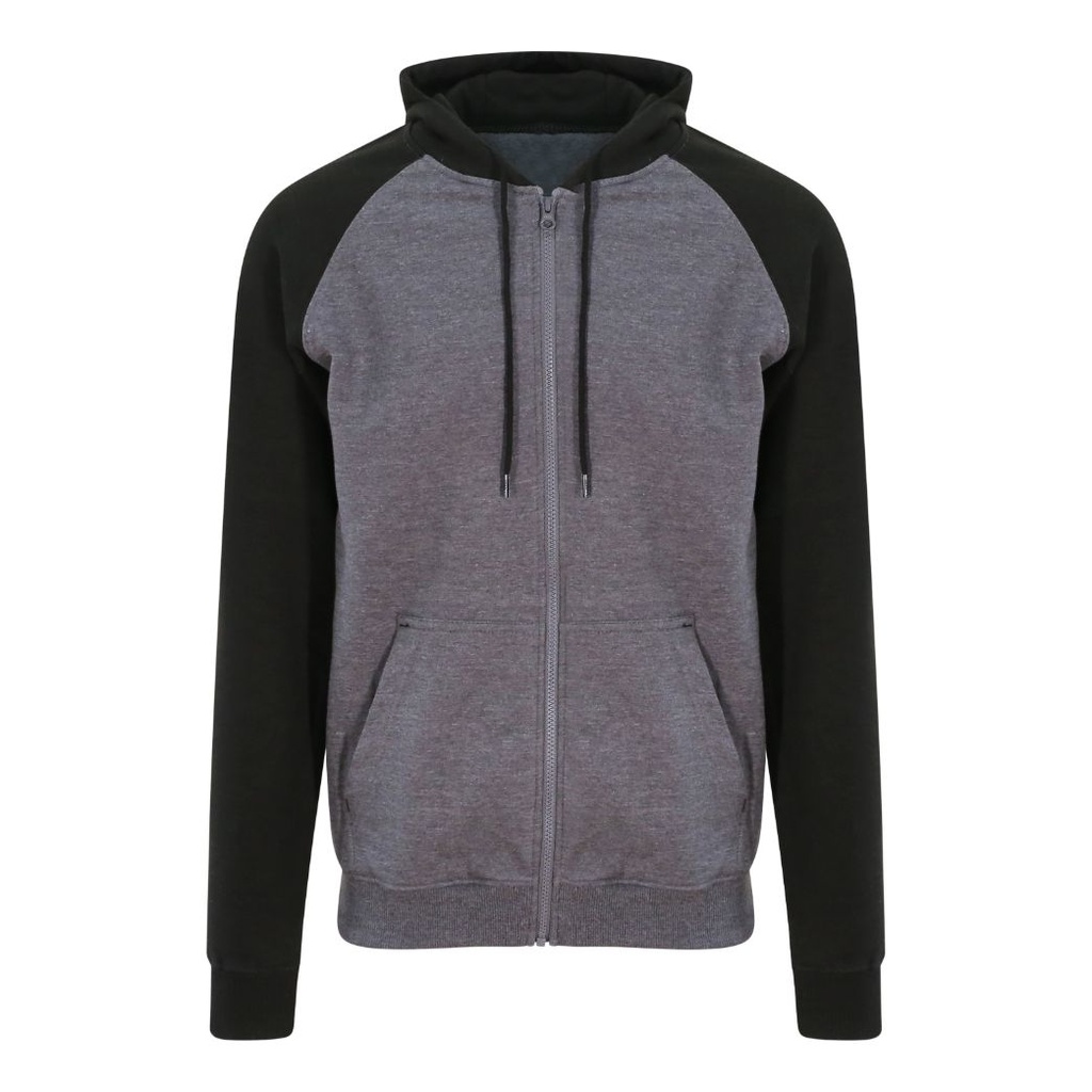 AWDis Just Hoods Baseball zoodie