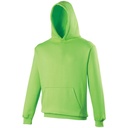 [JH04J] AWDis Just Hoods Kids electric hoodie (34, Electric Green)