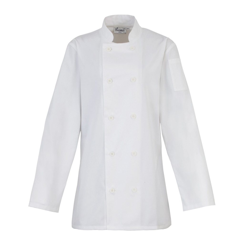 Premier Women's long sleeve chef's jacket