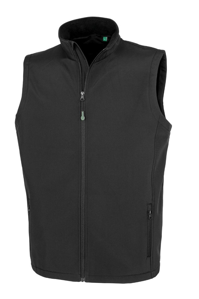Result Genuine Recycled Men's recycled 2-layer printable softshell bodywarmer (R902M)