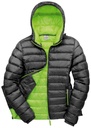 [R194F] Result Urban Outdoor Women's Urban snow bird hooded jacket (XS, Black/Lime)