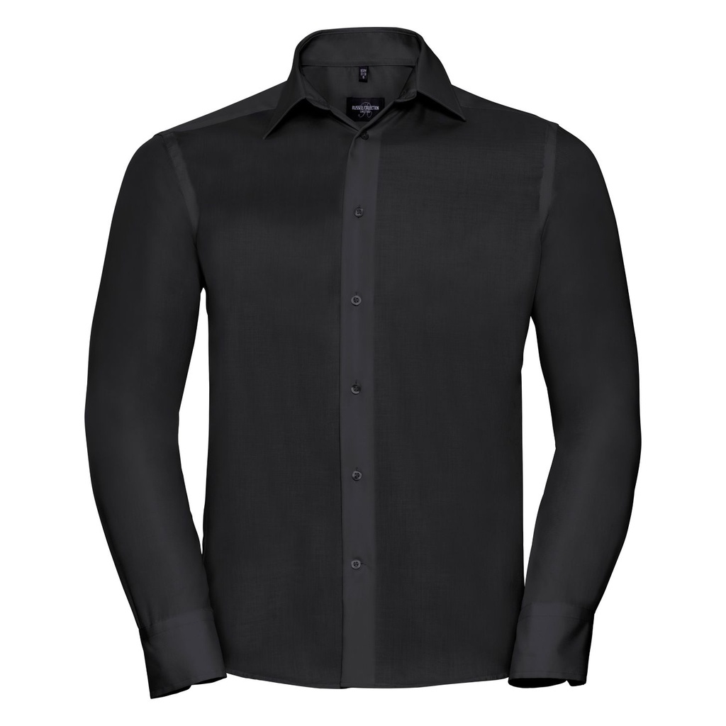 Russell Collection Long sleeve tailored ultimate non-iron shirt