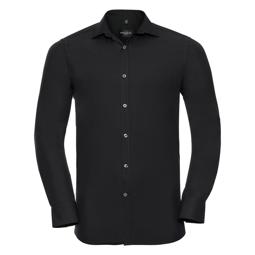 Russell Collection Long sleeve ultimate stretch shirt