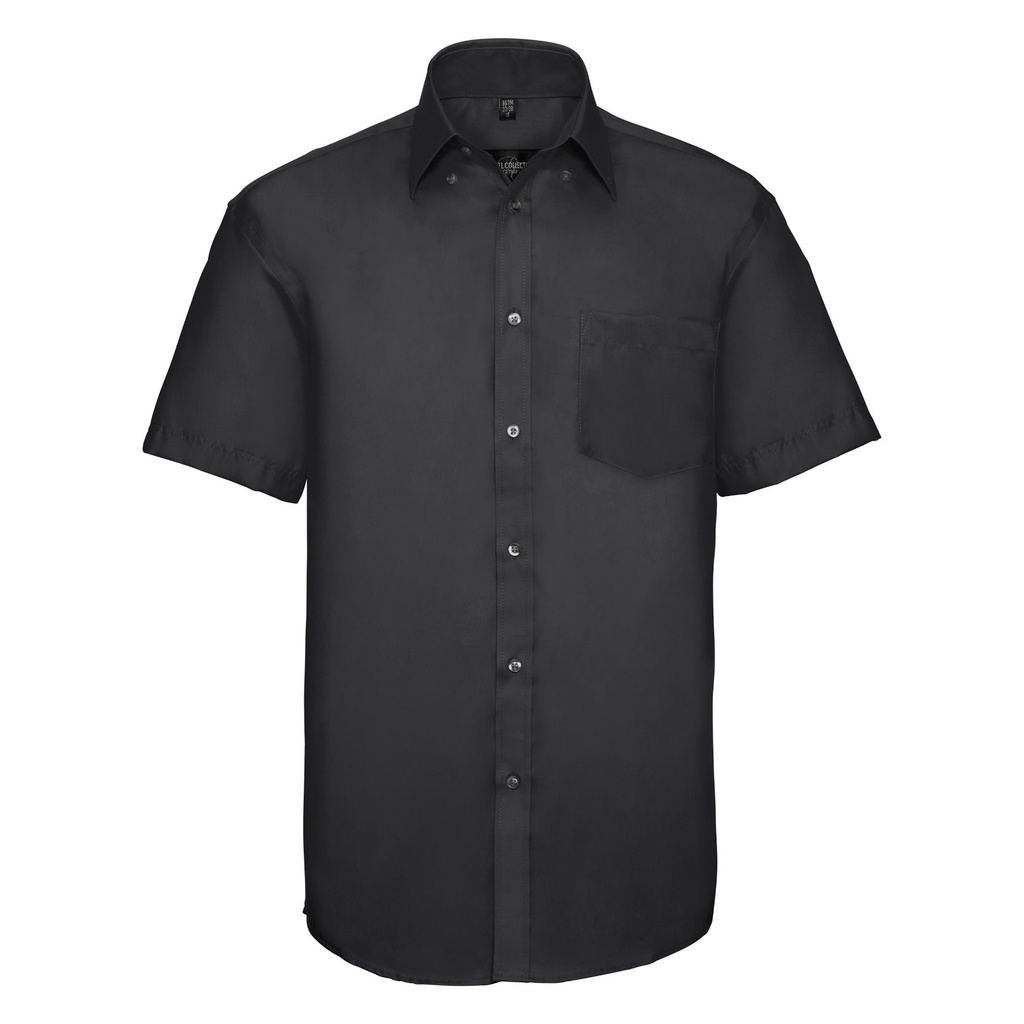 Russell Collection Short sleeve ultimate non-iron shirt