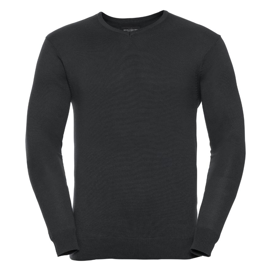 J710M Russell V-neck Knitted Sweater