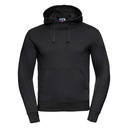 [J265M] Russell Europe Authentic hooded sweatshirt (XS, Black)