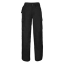 [J015M] Russell Europe Heavy-duty workwear trousers (28S, Black)