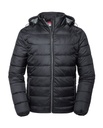 [J440M] Russell Europe Hooded Nano jacket (S, Black)