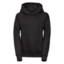 [J575B] Russell Europe Kids hooded sweatshirt (34, Black)