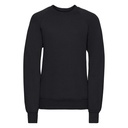 [7620B] Russell Europe Kids raglan sleeve sweatshirt (12, Black)
