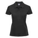 [J569F] Russell Europe Women's classic cotton polo (XS, Black)