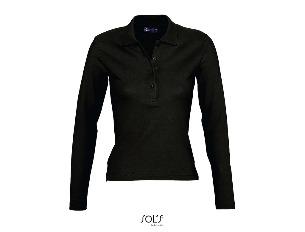 SOL'S Ladies Podium Long Sleeve Cotton PiquÃ© Polo Shirt