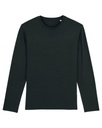 [SX016] Stanley/Stella Stanley Shuffler Organic  long sleeve t-shirt (S, Black)