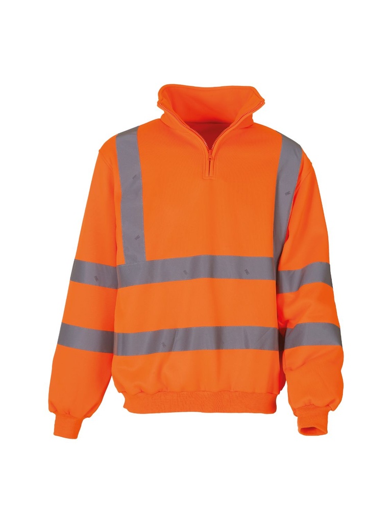 Yoko Hi-vis ¼ zip sweatshirt (HVK06)