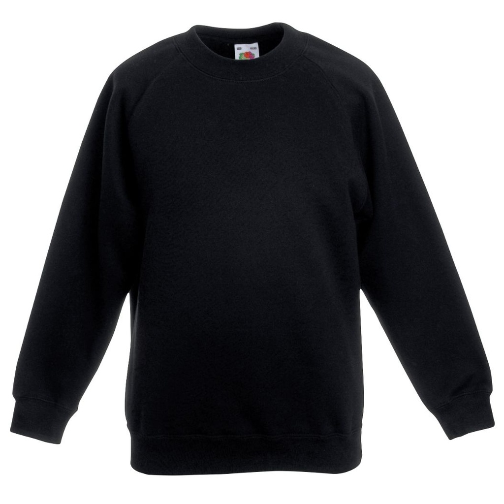 Fruit of the Loom Kids classic raglan sweatshirt