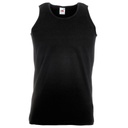 [SS100] Fruit of the Loom Valueweight athletic vest (S, Black)