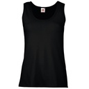 [SS051] Fruit of the Loom Women's valueweight vest (XS, Black)