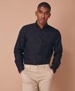 [HB512] Henbury Modern long sleeve Oxford shirt (2XLC, Black)