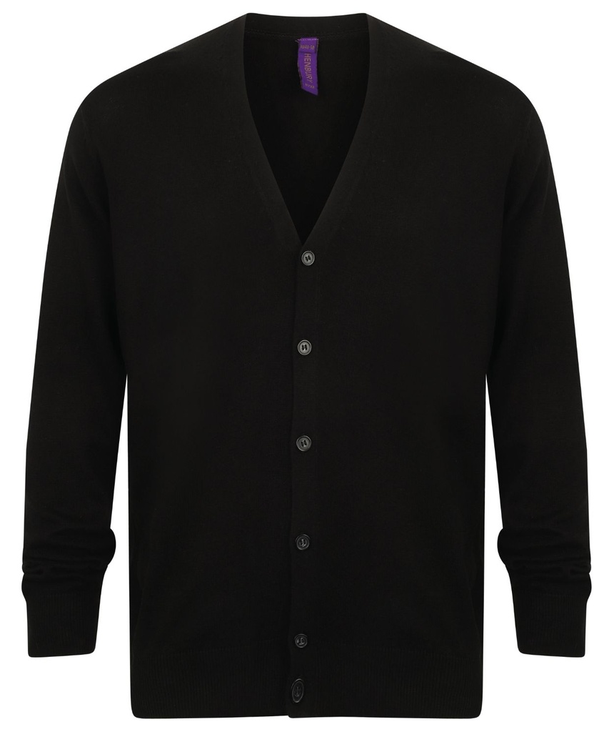 Henbury V-button cardigan